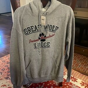 Great Wolf Lodge Poconos adult L Hoodie NWT